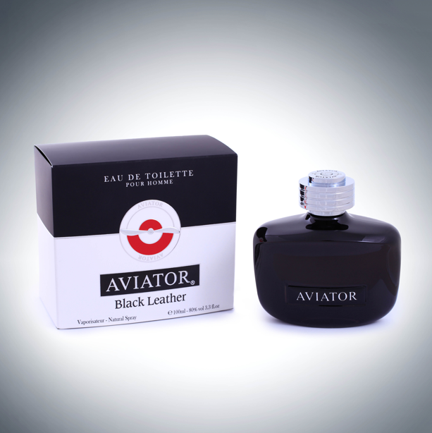 AVIATOR BLACK LEATHER